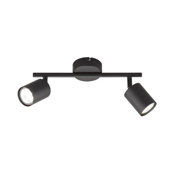 Černé kovové LED bodové svítidlo 8x30 cm Vano – Fischer & Honsel