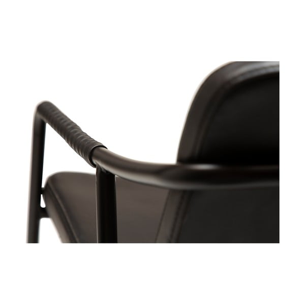 Černé křeslo z imitace kůže DAN-FORM Denmark Boto-image-1