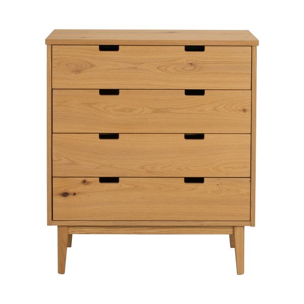 Komoda z dubového dřeva v přírodní barvě 75x85x38 cm Garrison – Rowico-image-1