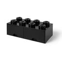 Černý úložný box se dvěma šuplíky LEGO®