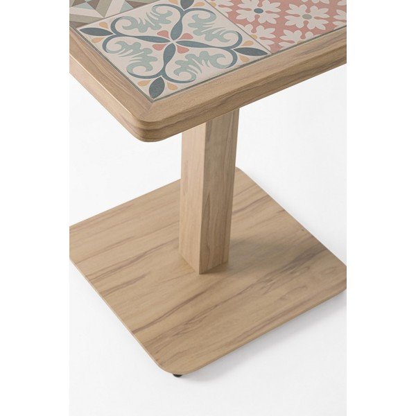 Ocelový zahradní stolek 73x73 cm Kalimera – Bizzotto-image-3