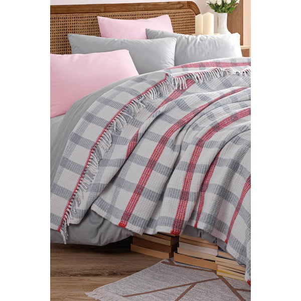 Šedý přehoz 180x220 cm Warm Soft – Mijolnir-image-2