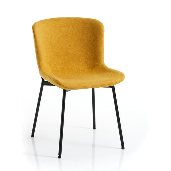 Okrově žluté jídelní židle v sadě 2 ks Snug – Tomasucci
