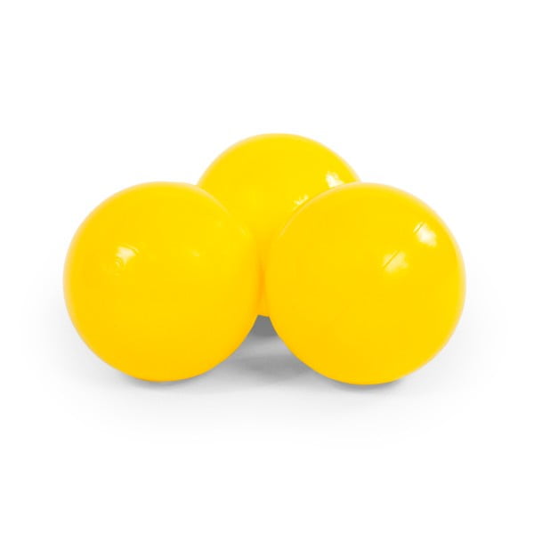 Sada 50 žlutých balónků do dětského bazénku Misioo