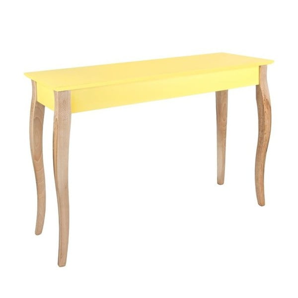 Konzolový stolek Dressing Table 150x74 cm, žlutý