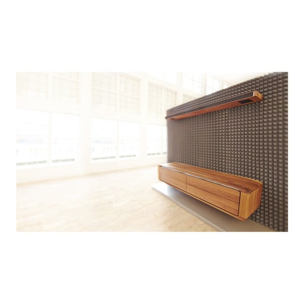 Nástěnná TV komoda z masivního dubového dřeva Javorina Hang-image-2