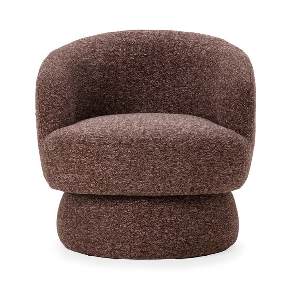 Fialové/hnědé otočné křeslo Dali – MOME-image-2