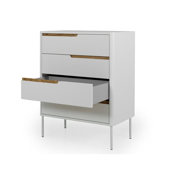 Bílá komoda Tenzo Switch, 80 x 102 cm-image-2