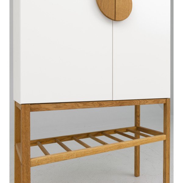 Bílá komoda Tenzo Scoop, 80 x 162 cm-image-1