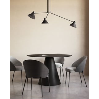 Černé stropní svítidlo 80x80 cm Dione – Kave Home