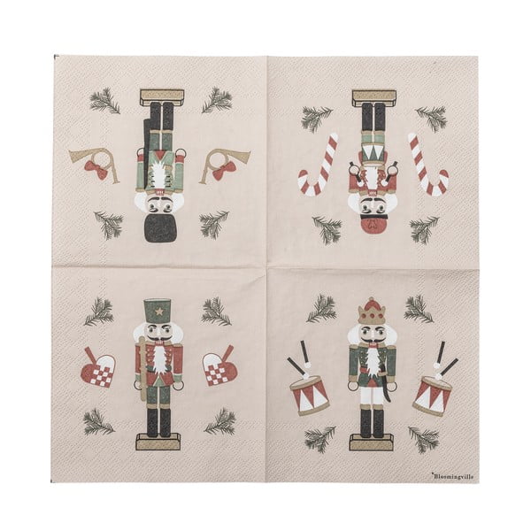 Papírové ubrousky v sadě 20 ks 25x25 cm Jolly – Bloomingville-image-4