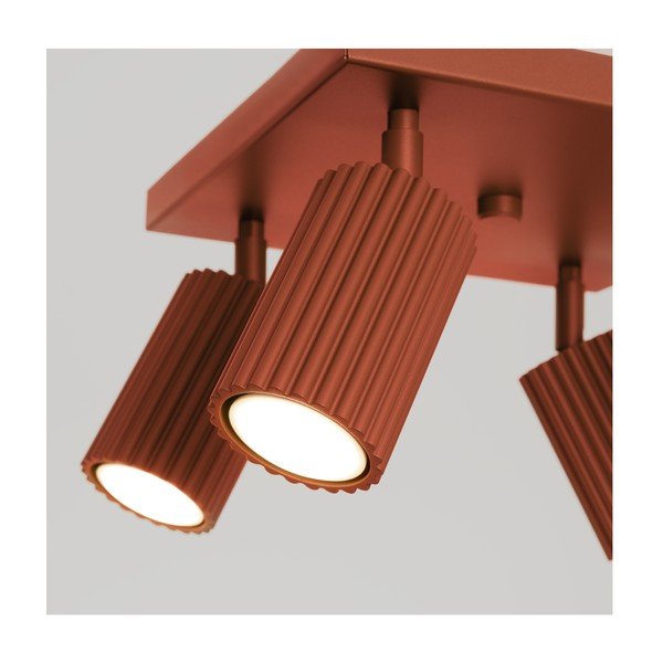 Bodové svítidlo v cihlové barvě 25x25 cm Gleam – Sollux-image-1
