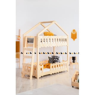 Domečková patrová dětská postel 70x140 cm Zippo B - Adeko