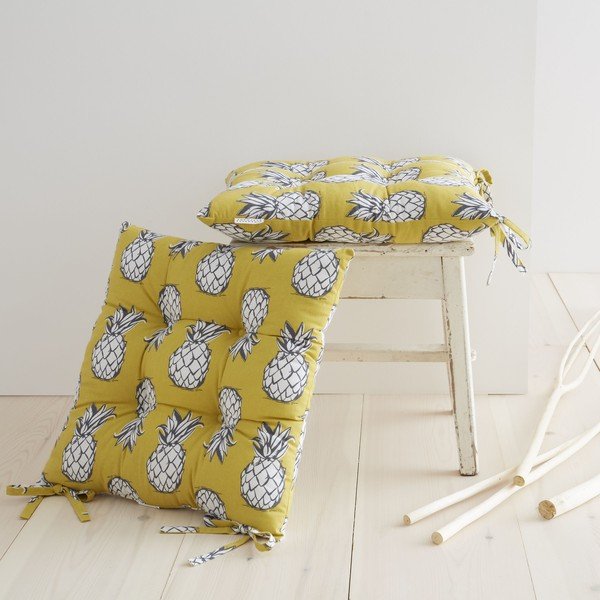 Zahradní podsedáky v sadě 2 ks 40x40 cm - Pineapple Elephant-image-3