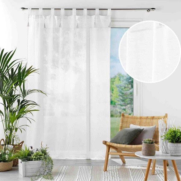 Bílá záclona 140x240 cm Dalila – douceur d'intérieur-image-4