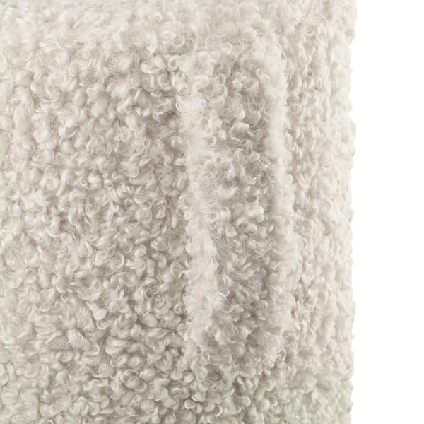 Béžový taburet z textilie bouclé Teddy – Blomus-image-3