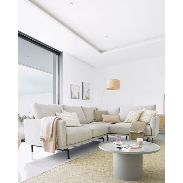 Kovový kulatý odkládací stolek ø 72 cm Fleksa – Kave Home-image-2