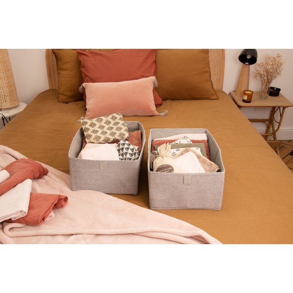 Šedý úložný box Compactor Oxford, 42 x 36 cm-image-2