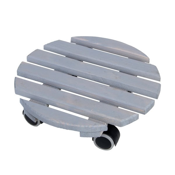 Dřevěný pojízdný podstavec pod květináč ø 29 cm (výška 8 cm) Indoor – Esschert Design