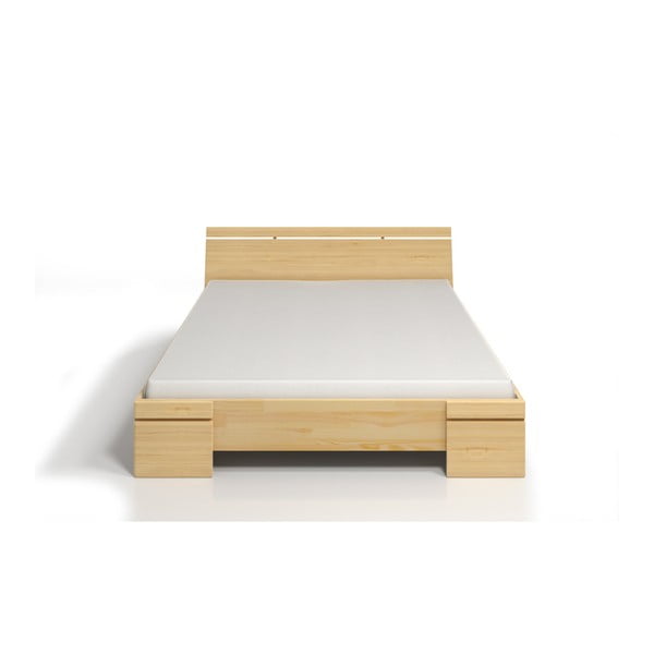Dvoulůžková postel z borovicového dřeva SKANDICA Sparta Maxi, 200 x 200 cm-image-1