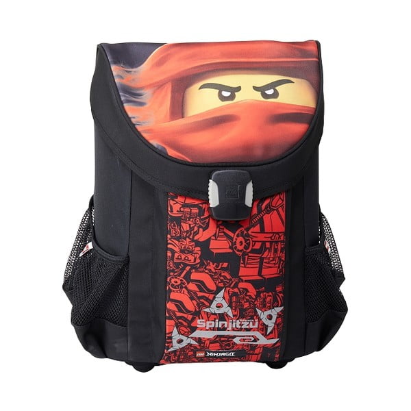 3dílná sada červené školní aktovky, penálu a vaku LEGO® Ninjago Easy-image-2