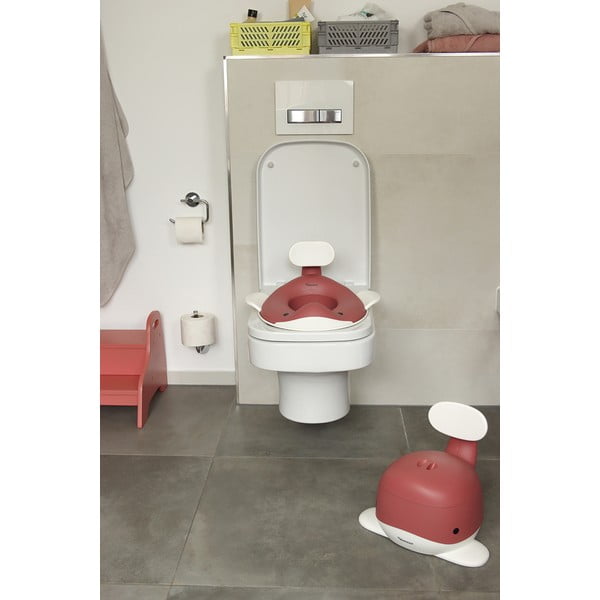 Tmavě růžové dětské WC sedátko Dusty pink – Kindsgut-image-3