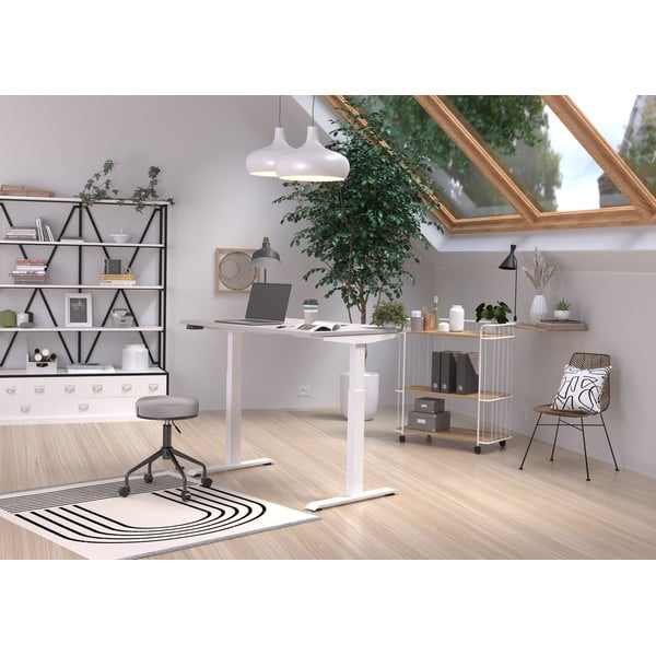 Pracovní stůl s elektricky nastavitelnou výškou 80x140 cm Jet – Germania-image-1