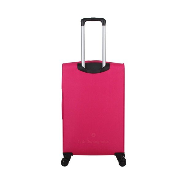 Sada 3 zavazadel v odstínu magenta na 4 kolečkách Lulucastagnette Peruana-image-1