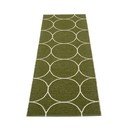 Tmavě zelený vnitřní a venkovní běhoun 70x200 cm Boo Dark Olive – Pappelina