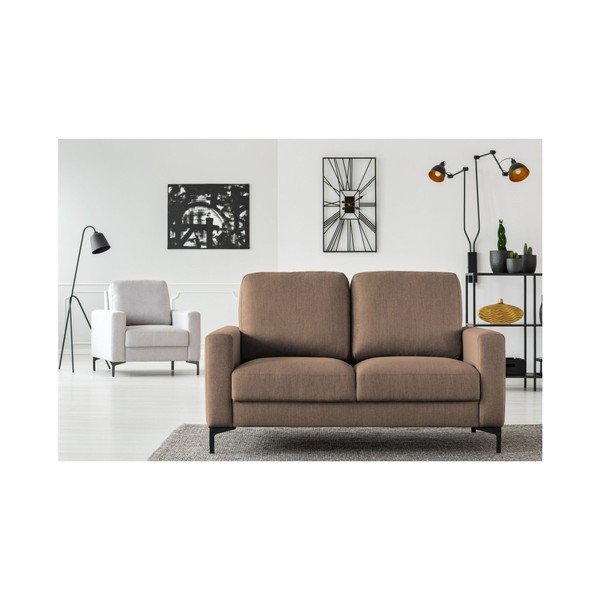 Světle hnědá dvojmístná pohovka Cosmopolitan design Atlanta-image-4