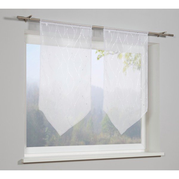 Bílá záclona 120x60 cm Voile - Gardinia-image-1