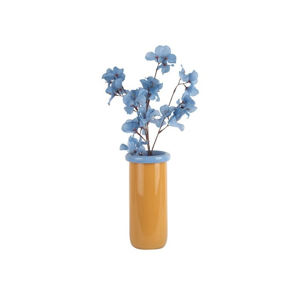 Skleněná váza v hořčicové barvě (výška 30,5 cm) Plegado  – PT LIVING-image-4
