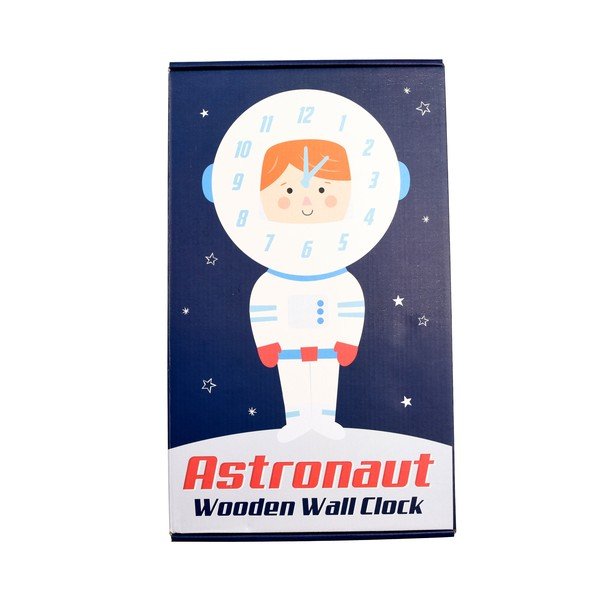 Dětské nástěnné hodiny ze dřeva Rex London Astronaut-image-2