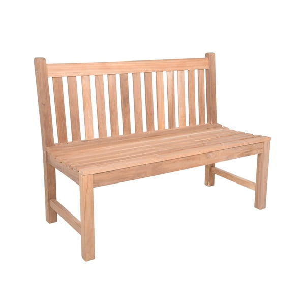 Dřevěná zahradní lavice v přírodní barvě Solo – Garden Pleasure-image-3