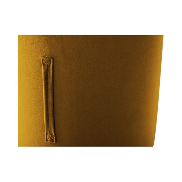 Oranžový puf Mazzini Sofas Fiore, ⌀ 40 cm-image-3