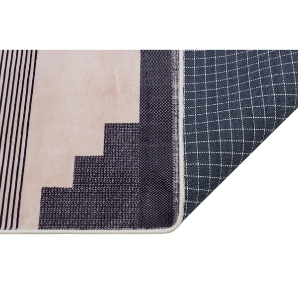 Šedo-béžový pratelný koberec 160x100 cm - Vitaus-image-2