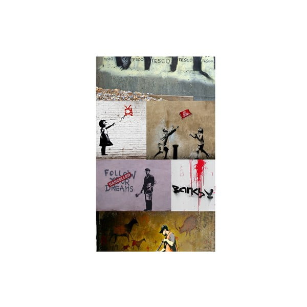 Tapeta v roli Bimago Banksy, 0,5 x 10 m-image-2
