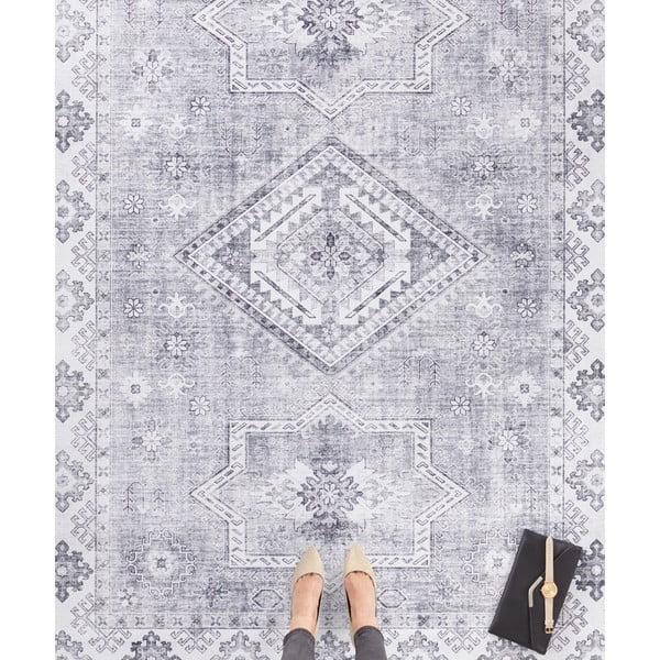 Světle šedý běhoun Nouristan Gratia, 80 x 200 cm-image-1