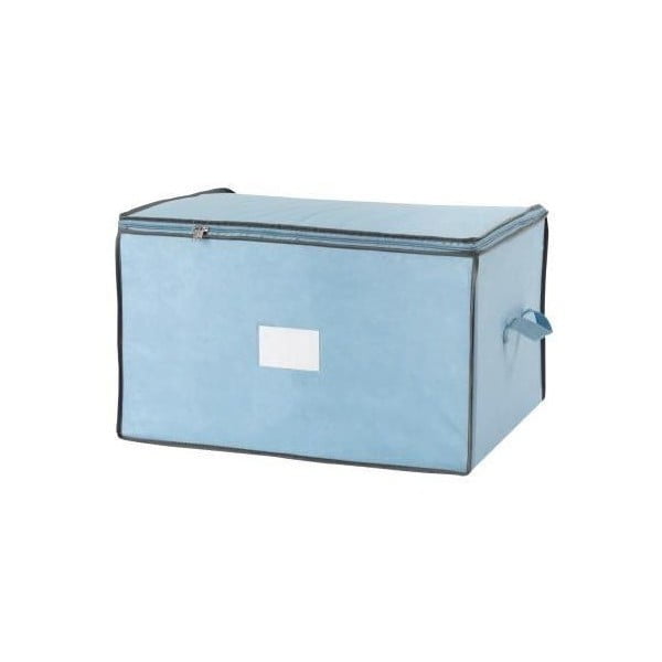 Modrý textilní úložný box Compactor Tote, 44 x 32,5 cm