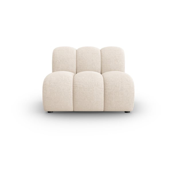 Krémový modul pohovky (středový díl) Lupine – Micadoni Home