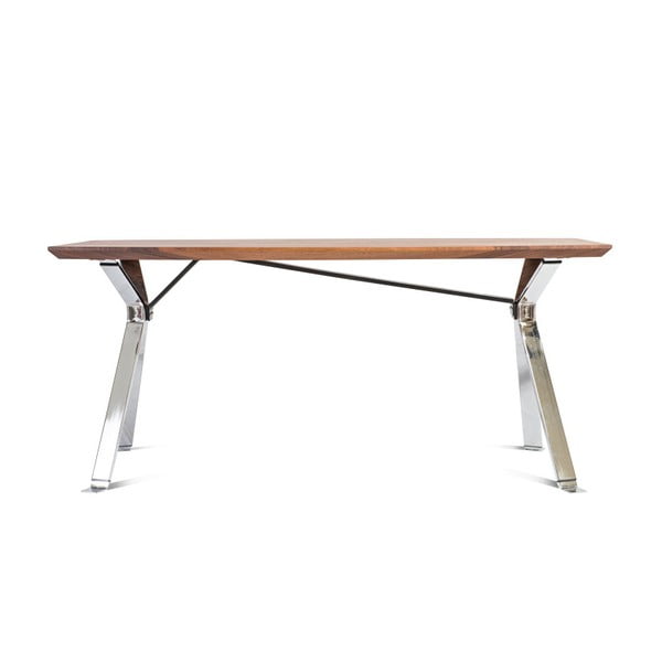 Jídelní stůl s deskou z ořechového dřeva Charlie Pommier Serious, 180 x 90 cm