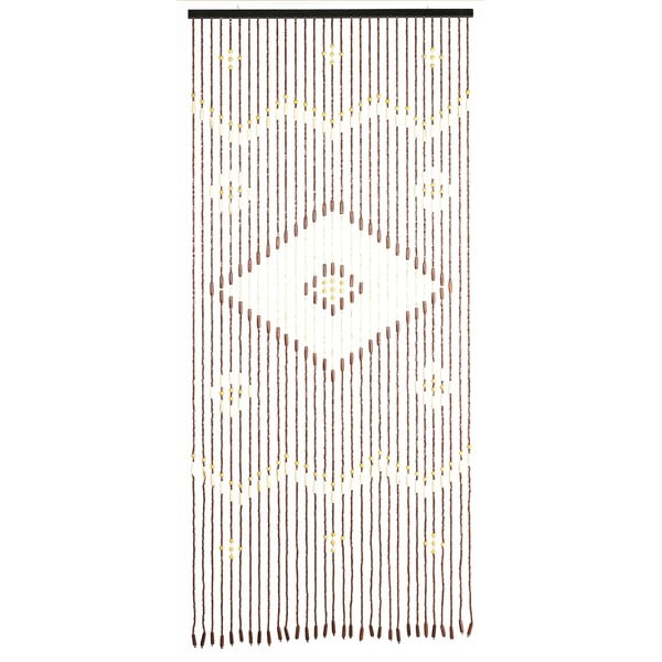 Bambusový závěs do dveří v přírodní barvě 90x200 cm Rhombus – Maximex