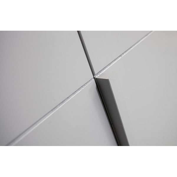 Šedá modulární skříň z borovicového dřeva 142x215 cm Pure – WOOOD-image-1