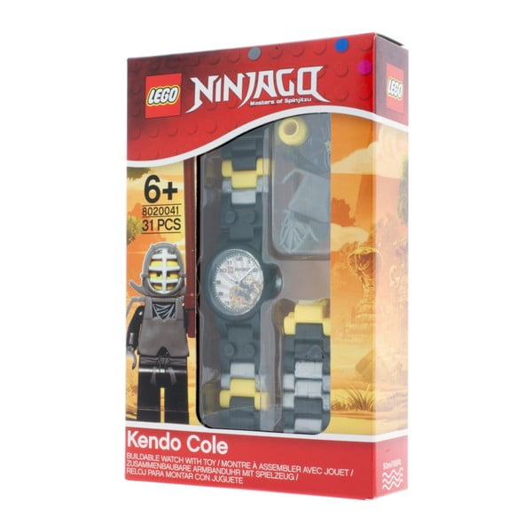 Hodinky s figurkou LEGO® Ninjago Kendo Cole-image-3