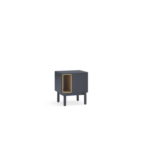 Tmavě šedý noční stolek Corvo - Teulat-image-4