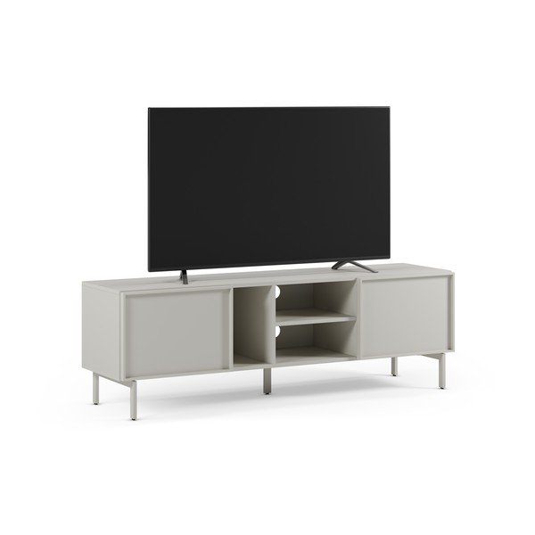 Krémový TV stolek 160x51x42 cm Brise – Marckeric-image-1