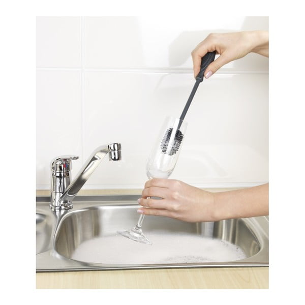 Silikonový mycí kartáč Wenko Brush, délka 25 cm-image-1