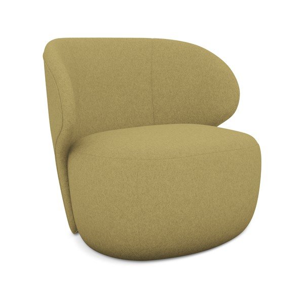 Křeslo v hořčicové barvě Kama – Makamii