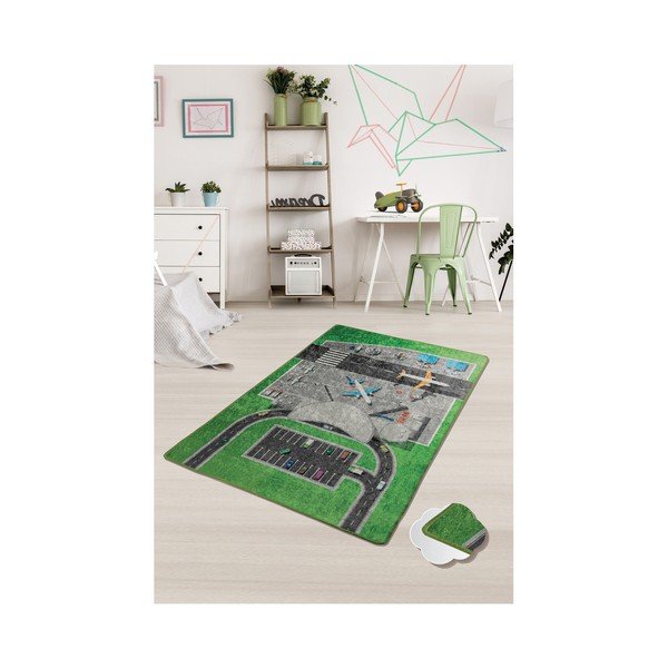 Dětský koberec Airport, 100 x 160 cm-image-1