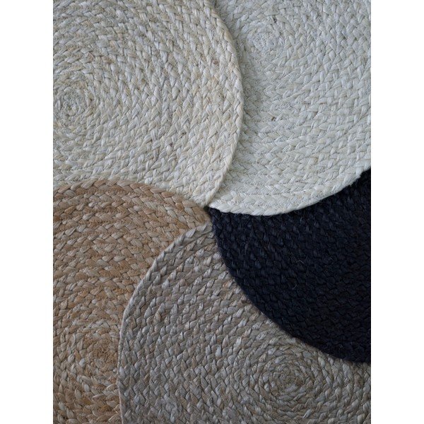 Krémový oboustranný/ručně tkaný jutový koberec 160x230 cm Braided – Hanse Home-image-4